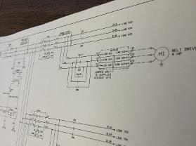 vfd panel drawing autocad engineering